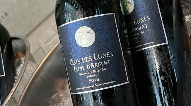 2018 Clos des Lunes, Lune d’Argent Grand Vin Blanc Séc, Bordeaux, Frankrig