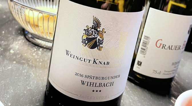 2016 Weingut Knab, Engdinger Wihlbach Spätburgunder ***, Baden, Tyskland