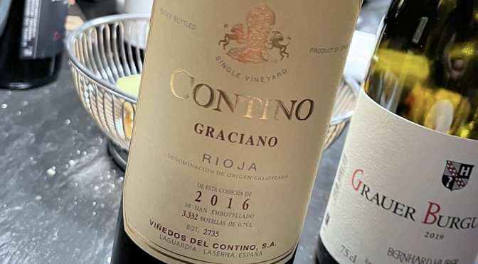 2016 Compañía Vinícola del Norte de España, Contino Graciano, Rioja, Spanien