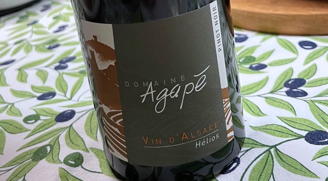 2016 Domaine Agapé, Helios Pinot Noir B Elevé en Barrique, Alsace, Frankrig