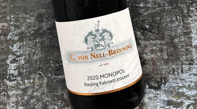 2020 Dominikaner Weingut C. von Nell-Breuning, Monopol Dominikanerberg Riesling Kabinett Trocken, Mosel, Tyskland