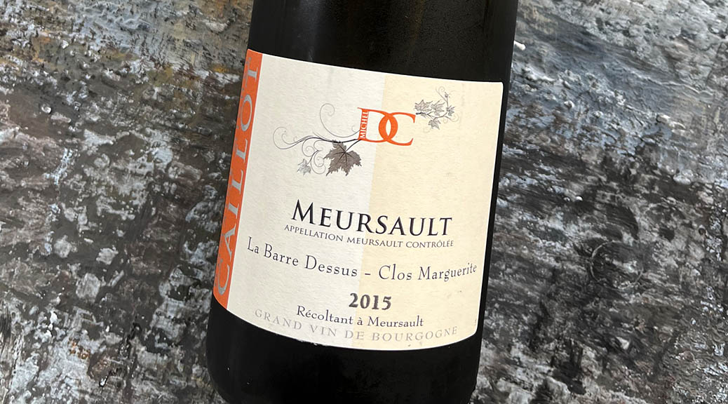 2015 Domaine Michel Caillot, Meursault La Barre Dessus Clos