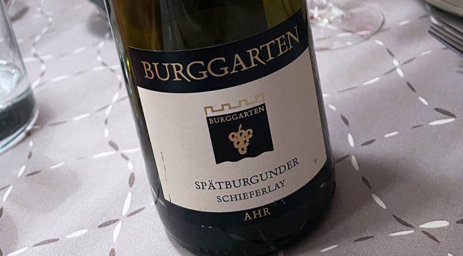 2015 Weingut Burggarten, Neuenahrer Schieferlay Spätburgunder, Ahr, Tyskland