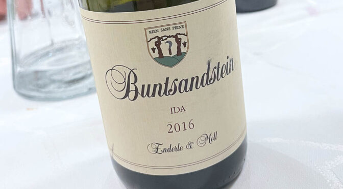 2016 Weingut Enderle & Moll, Pinot Noir Ida Buntsandstein, Baden, Tyskland
