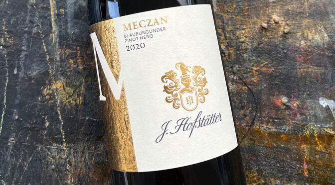 2020 Tenuta J. Hofstätter, Meczan Pinot Nero, Alto Adige, Italien