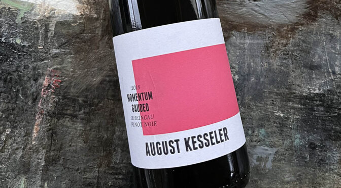 2018 Weingut August Kesseler, Momentum Gaudeo Pinot Noir, Rheingau, Tyskland