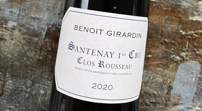 2020 Domaine Benoit Girardin, Santenay 1’er Cru Clos Rousseau, Bourgogne, Frankrig