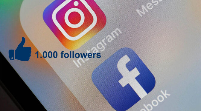 Nu over 1.000 followers på Facebook & Instagram