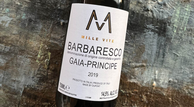 2019 Mille Vite, Barberesco Gaia-Principe, Piemonte, Italien