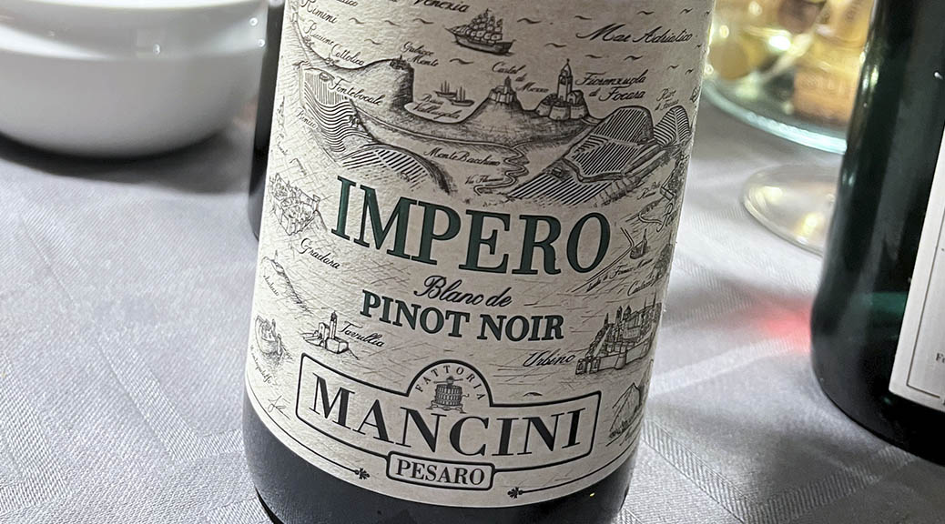 2019 Fattoria Mancini Impero Blanc de Pinot Noir Marche Italien